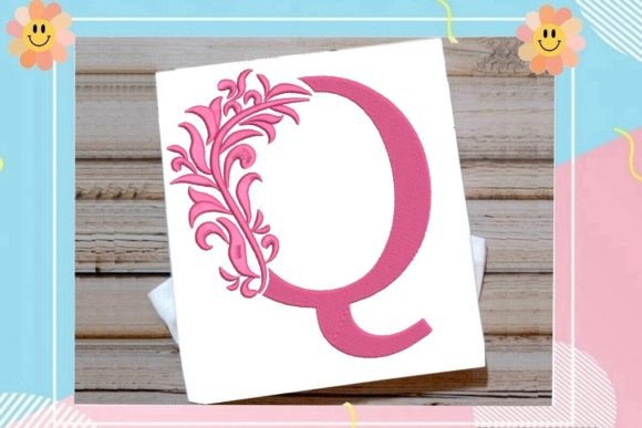 Beautiful Monogram Letter Q: A Seasonal Embroidery Review