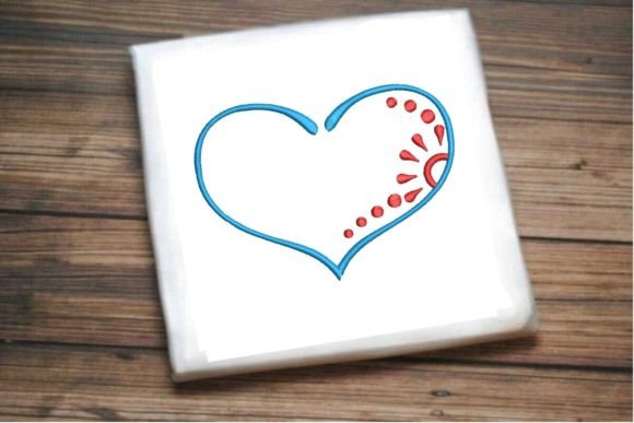 Cute Blue Heart with Red Floral Accent: Honest Seller Review