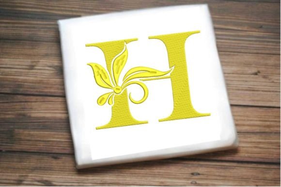 Elegant Floral Alphabet Letter H: Tested for Gifting