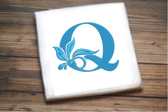 Elegant Floral Alphabet Letter Q: Embroidery Designer Review