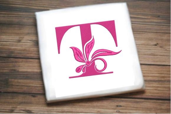 Elegant Floral Alphabet Letter T: Embroidery Seller Review
