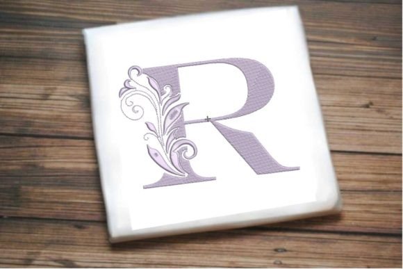 Elegant Floral Letter R: Seasonal Embroidery Review