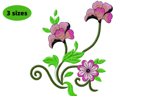 Floral Bouquet: Elegant Embroidery for the Holidays