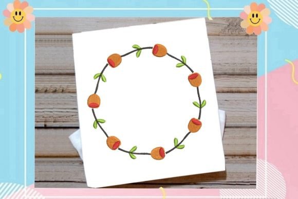 Floral Circle Border: A Designer's Stitch-Out Review