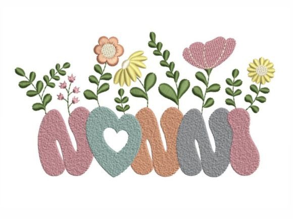 Floral Nonni: A Seasonal Embroidery Gem