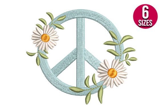 Floral Peace Sign: Boutique Embroidery Review