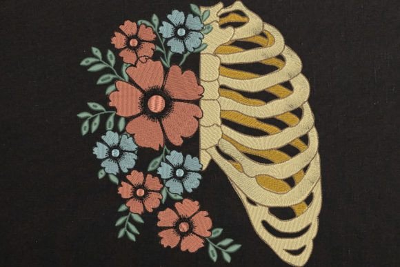 Floral Skeleton: A Boutique Sweatshirt Embroidery Review