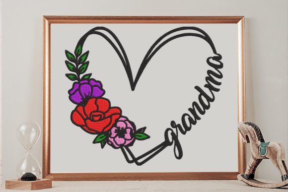 Grandma Sign and Floral Doodle Heart: A Designer Review