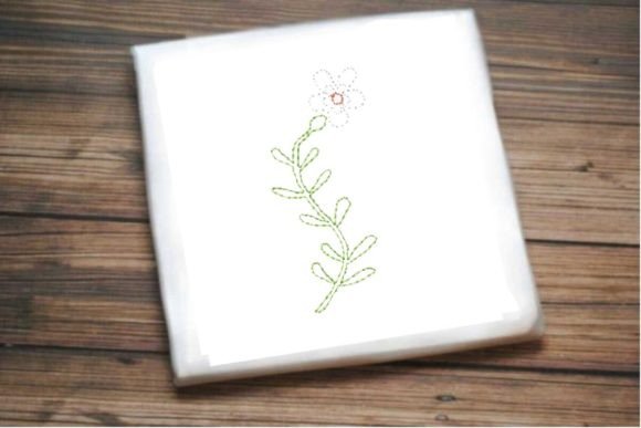 One Line Small Flower with Leaf Design Review