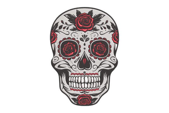 Sugar Skull Embroidery Design Review