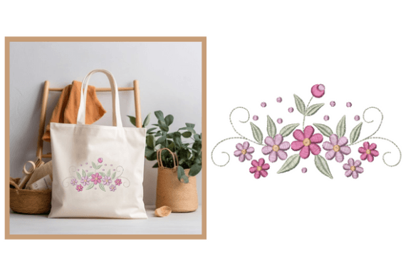 Swirly Flowers Embroidery Designs Review