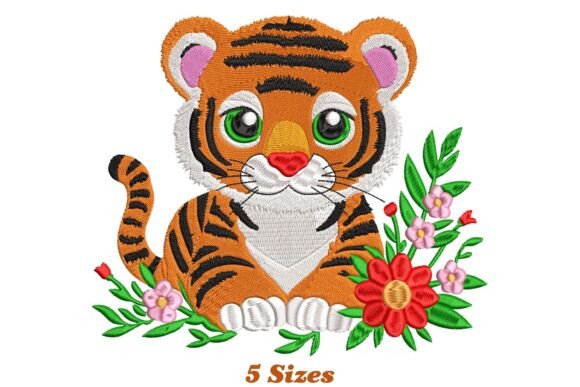 Tiger Embroidery Design Review for Small Business Merch